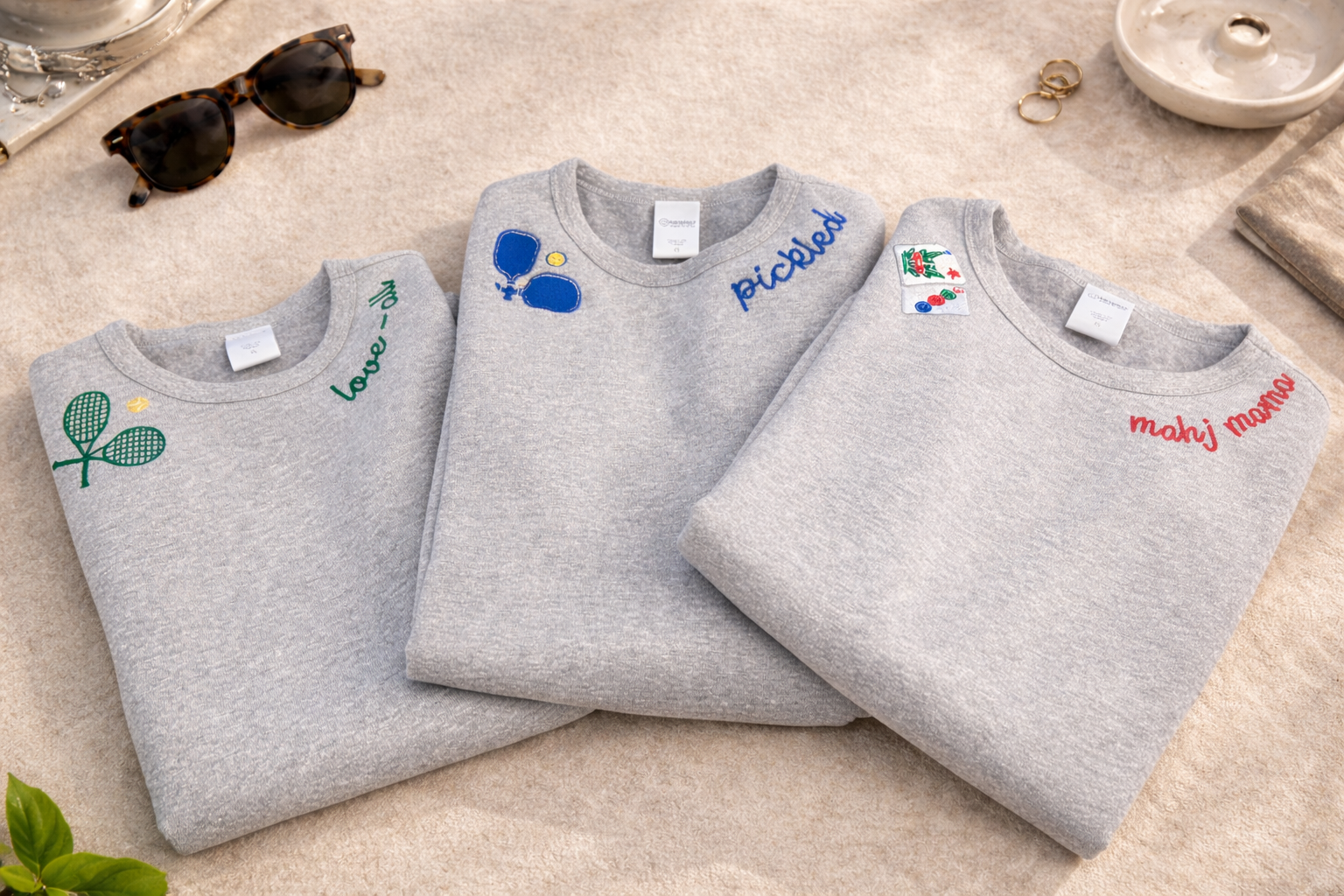 Women’s Tennis, Pickleball & Mahjong Sweatshirts by karzplayz